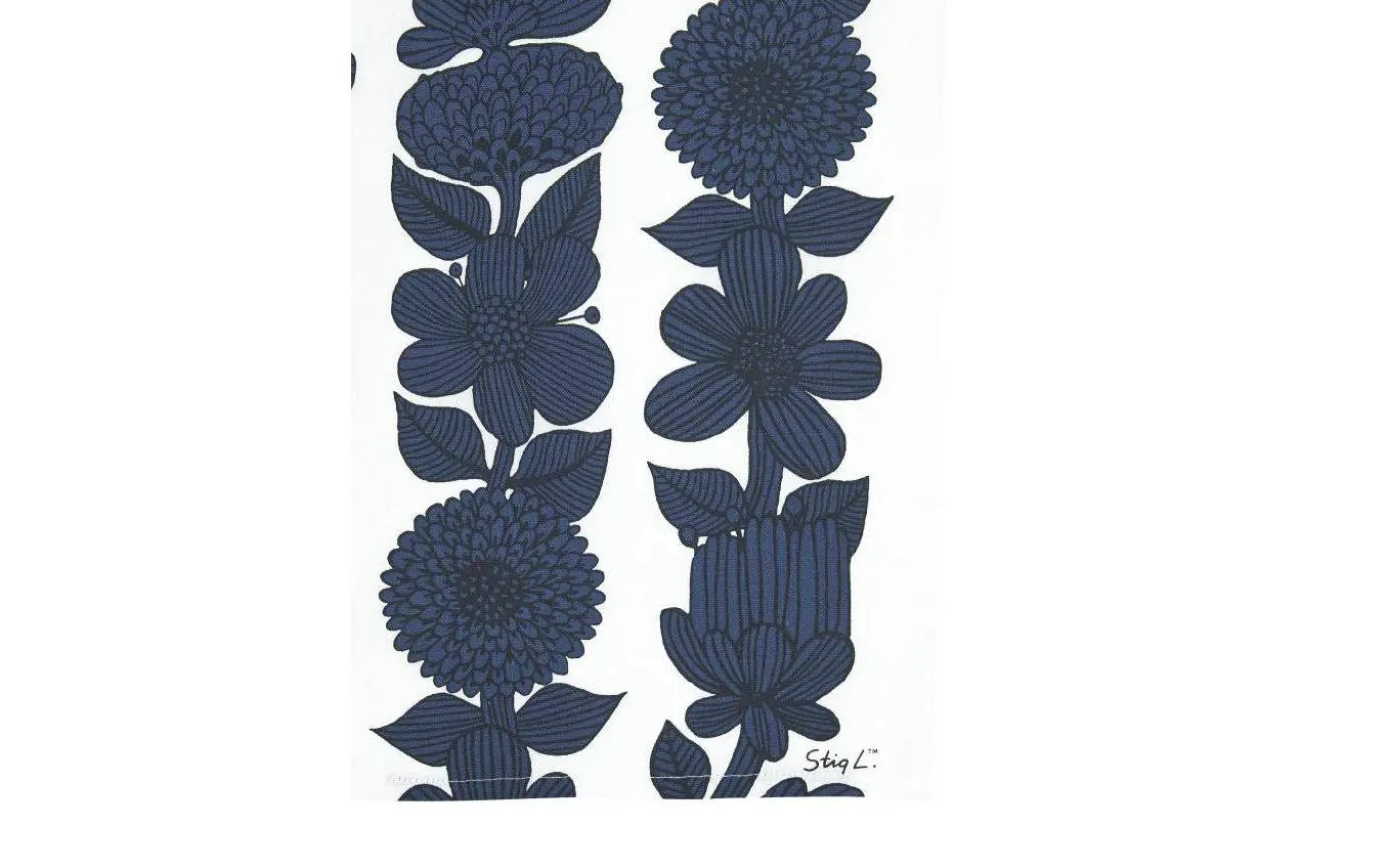 Aster Kökshandduk Blå 50x70cm Stig Lindberg