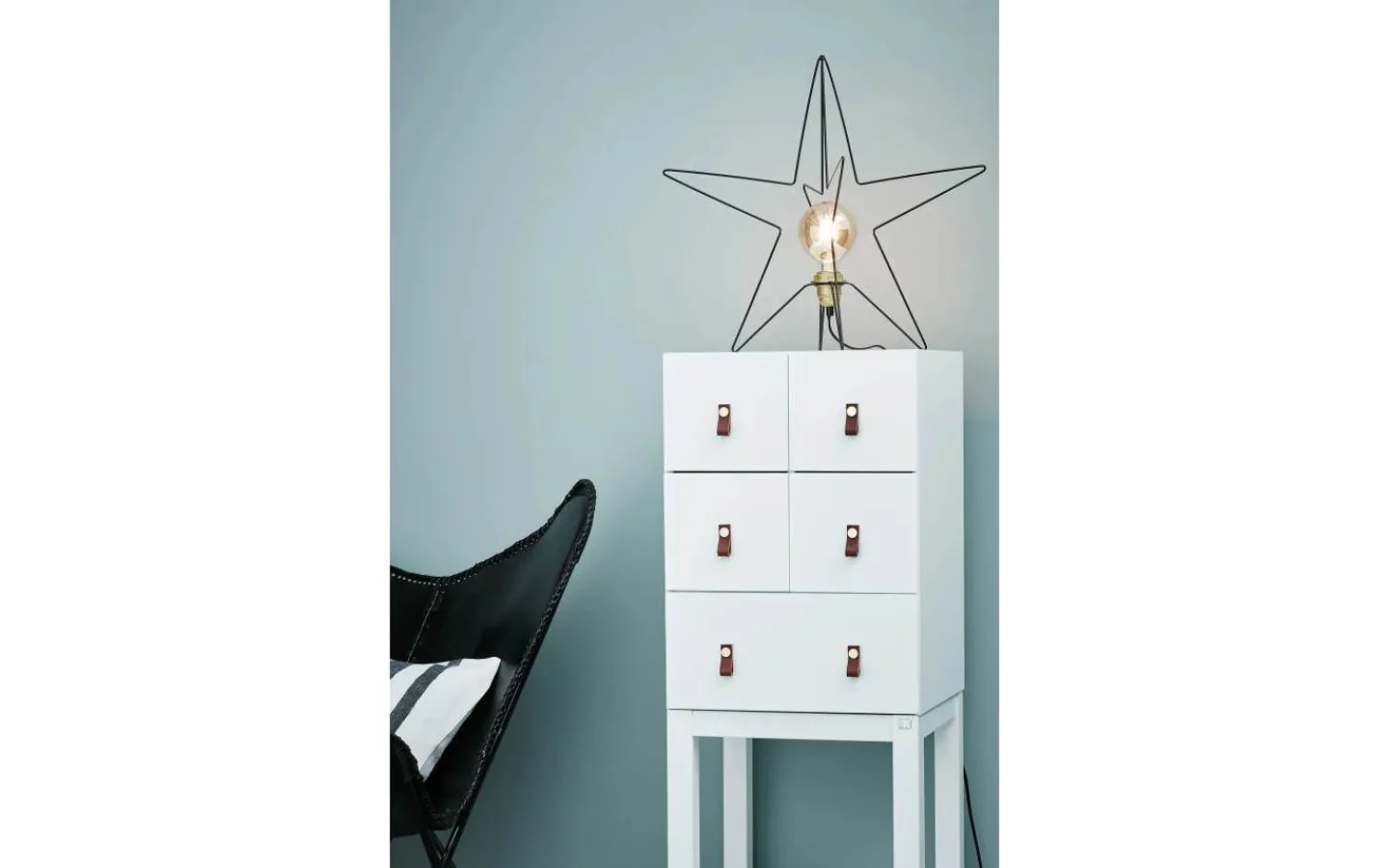 Markslojd Asterix Bordsstjärna 49cm Svart* Visa Alla Julstjärnor|Julstjärnor På Fot