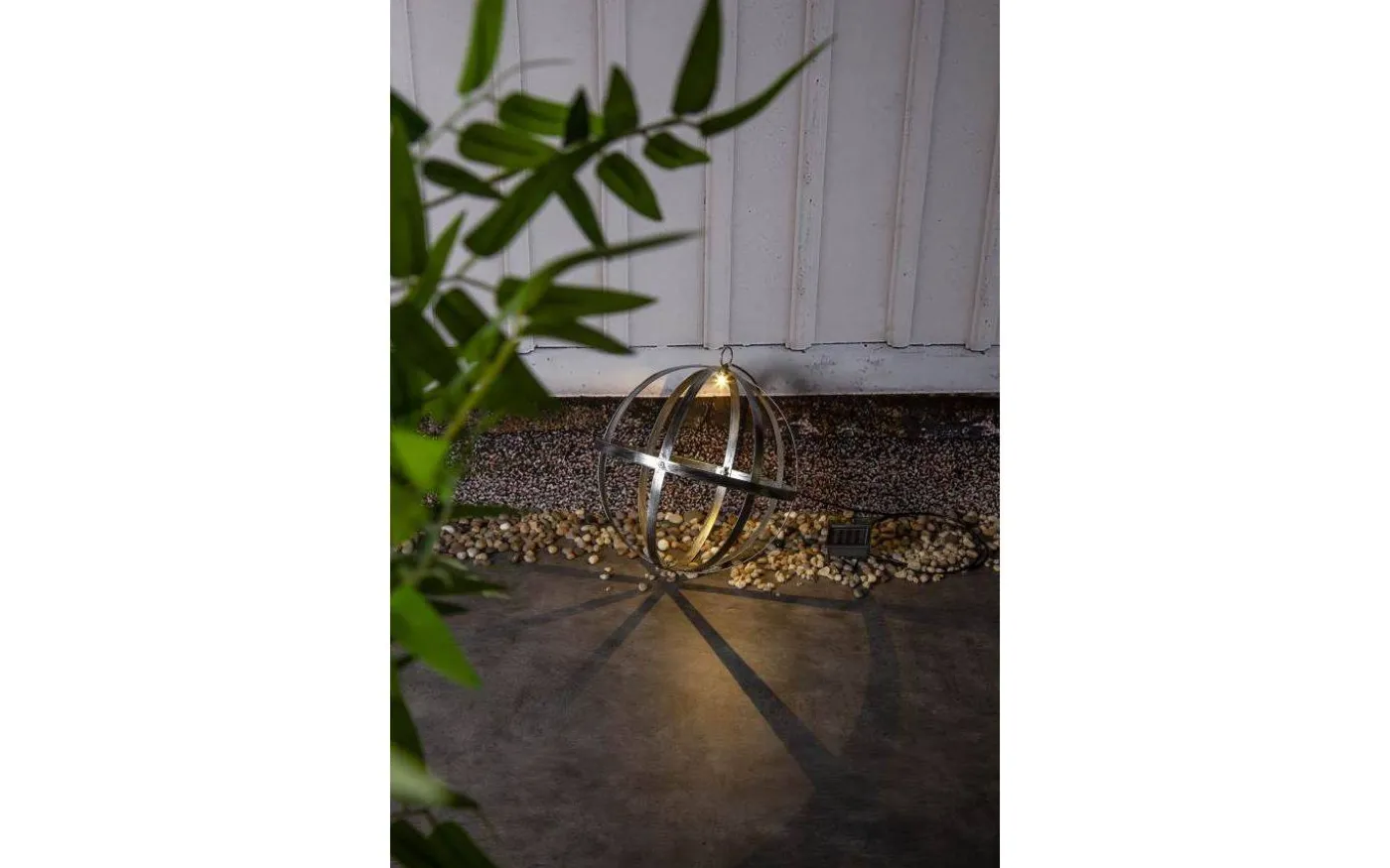 Astri Solcellslampa 30cm Antiksilver