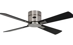 Astro 105cm Takfläkt Nickel Motor, Svarta/Ljusgrå Blad