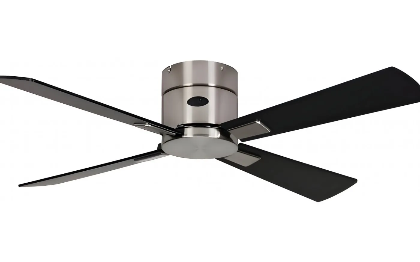 Astro 105cm Takfläkt Nickel Motor, Svarta/Ljusgrå Blad