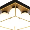 Astro Plafond 28cm Svart/Guld