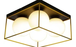 Astro Plafond 36cm Svart/Guld