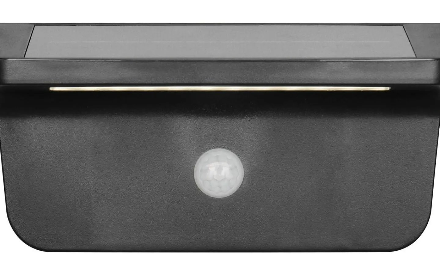 Reality Atico hybrid solcellsdriven Vägglampa LED mattsvart uppladdningsbar rörelse- och skymningssensor 4000K IP44* Solcellslampor Vägg|Visa Alla Solcellslampor