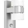 Eglo Atollari Fasadlampa Rörelse LED 3000K 2x4,9W Rostfritt Stål IP44* Vägglampor Utomhus