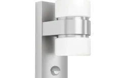Eglo Atollari Fasadlampa Rörelse LED 3000K 2x4,9W Rostfritt Stål IP44* Vägglampor Utomhus