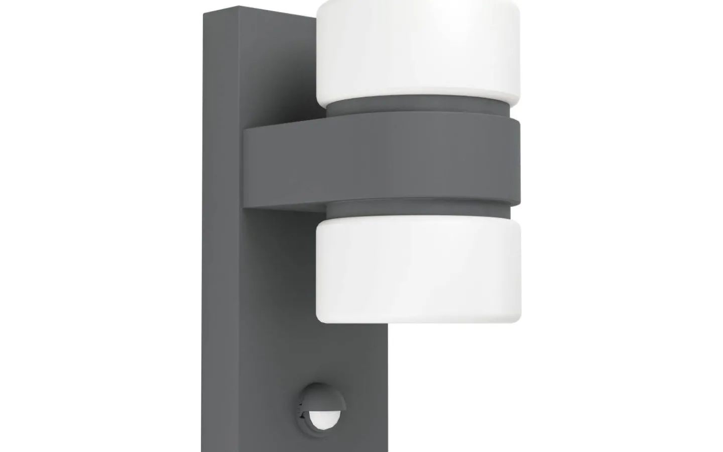 Vägglampor Utomhus<Eglo Atollari Fasadlampa Rörelse LED 3000K 2x4,9W Antracit IP44