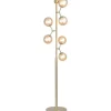 Halo Design Atom Golvlampa 155cm Antik Mässing/Amber* Golvlampor