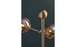 Halo Design Atom Golvlampa 155cm Antik Mässing/Amber* Golvlampor