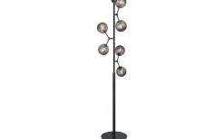 Halo Design Atom Golvlampa 155cm Svart/Smoke* Golvlampor