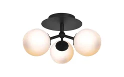 Halo Design Atom Plafond Ø26cm Svart/Opal* Plafonder