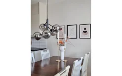 Aneta Atom Taklampa 48cm Svart/Rök* Vardagsrum