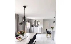 Aneta Atom Taklampa 48cm Svart/Rök* Vardagsrum