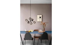 Atom Taklampa 57cm Svart/Smoke