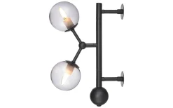 Halo Design Atom Vägglampa Antik Svart/Smoke* Lampetter