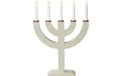 Visa Alla Adventsljusstakar|Adventsljusstakar 31-60 Cm<Konstsmide August Adventsljusstake 5L 42cm Beige