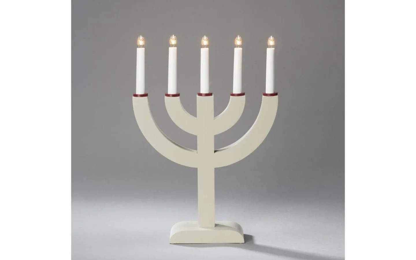 Visa Alla Adventsljusstakar|Adventsljusstakar 31-60 Cm<Konstsmide August Adventsljusstake 5L 42cm Beige