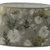 Hallbergs Aurora Oval Lampskärm 25cm Sage Ashley Wild* Ovala Lampskärmar