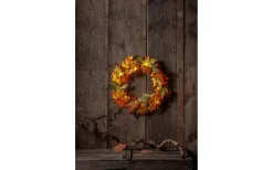 Star Trading Autumn Batteridriven Krans 45cm Amber Brun* Kransar|Utomhusdekorationer