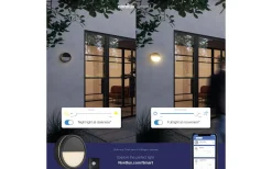 Nordlux Smart Light|Taklampor Utomhus<Nordlux Ava Vägg/Taklampa Smart Light LED 2700K 9,5W Grå IP54