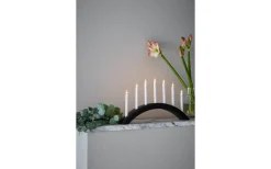 Avento Adventsljusstake 32cm 7L Svart