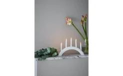 Visa Alla Adventsljusstakar|Adventsljusstakar 0-30 Cm<Markslojd Avento Adventsljusstake 28cm 5L Vit