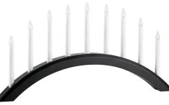 Avento Adventsljusstake 35cm 9L Svart