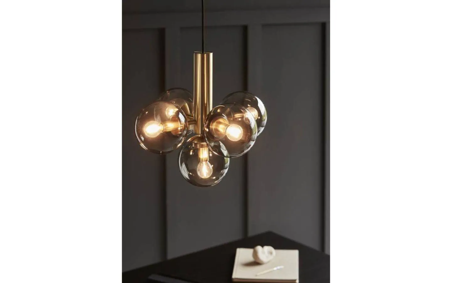 CO Bankeryd Avenue Taklampa Mässing/Rök* Vardagsrum|Hall & Trappa