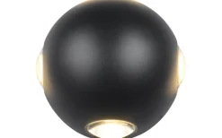 Avisio 4xLED Vägglampa mattsvart IP54