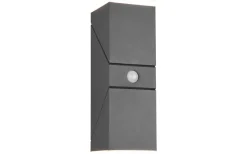 Upp & Nedljus Lampor|Vägglampor Utomhus<Trio Lighting Avon Vägglampa LED med 2 delar antracitfärgad rörelsesensor IP54