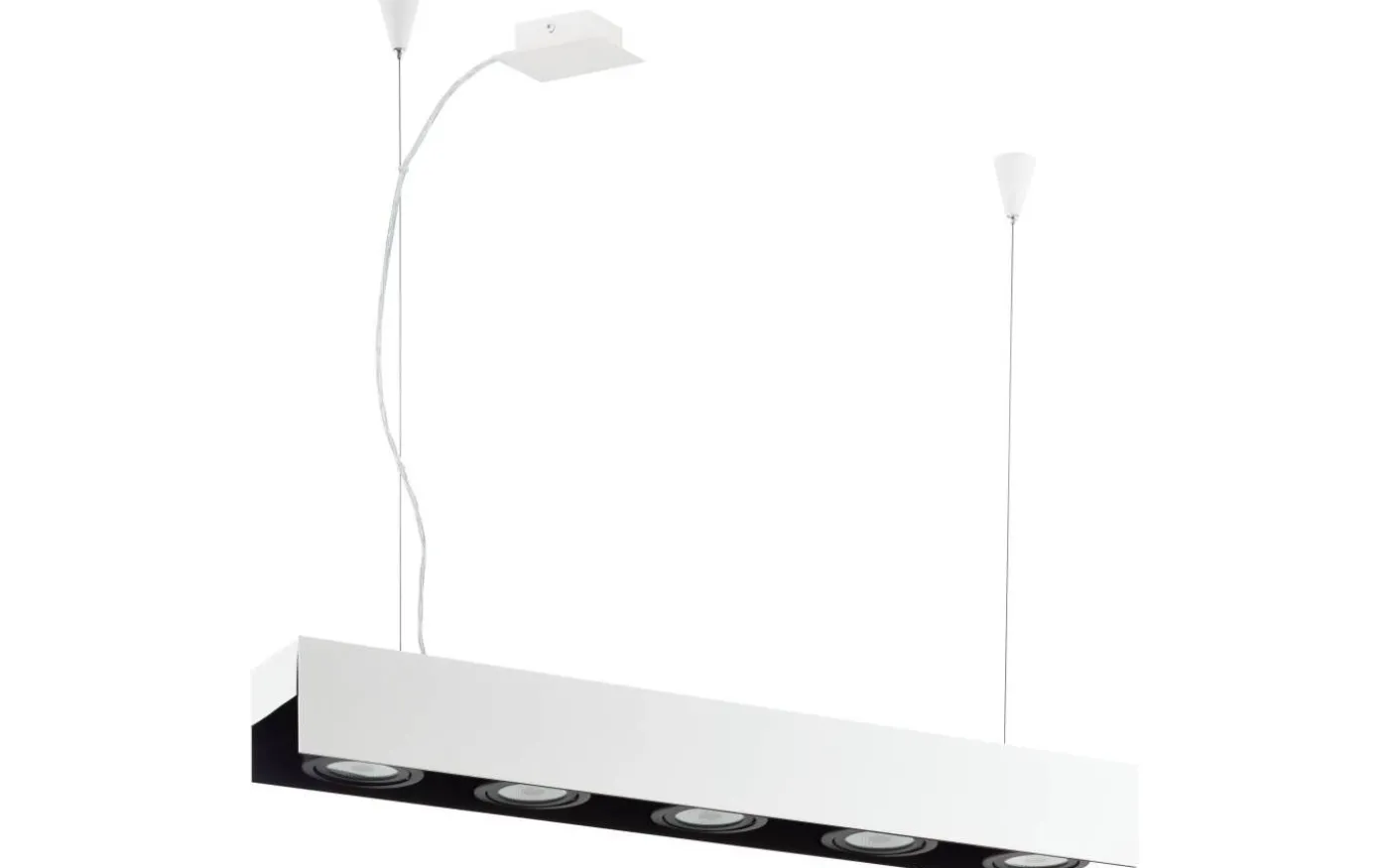 Badalona Taklampa 116cm LED 3000K 5x5,4W Vit