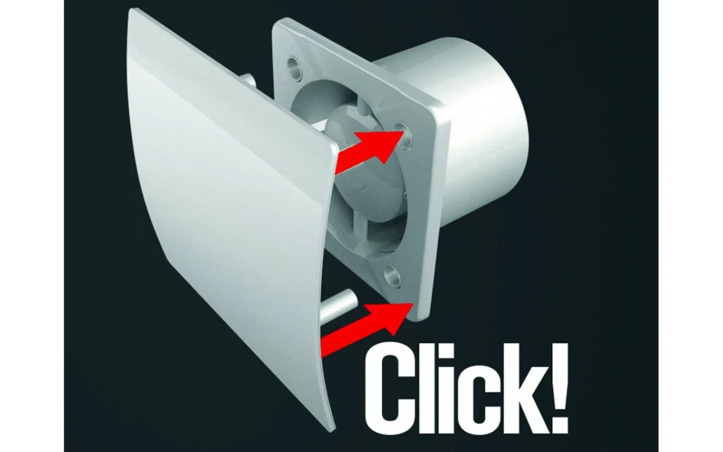 Malmbergs Badrumsfläkt, Eos, On/Off* Värme- & Takfläktar,Eltempr