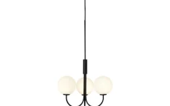 Herstal Ballon Taklampa 45cm Svart* Vardagsrum