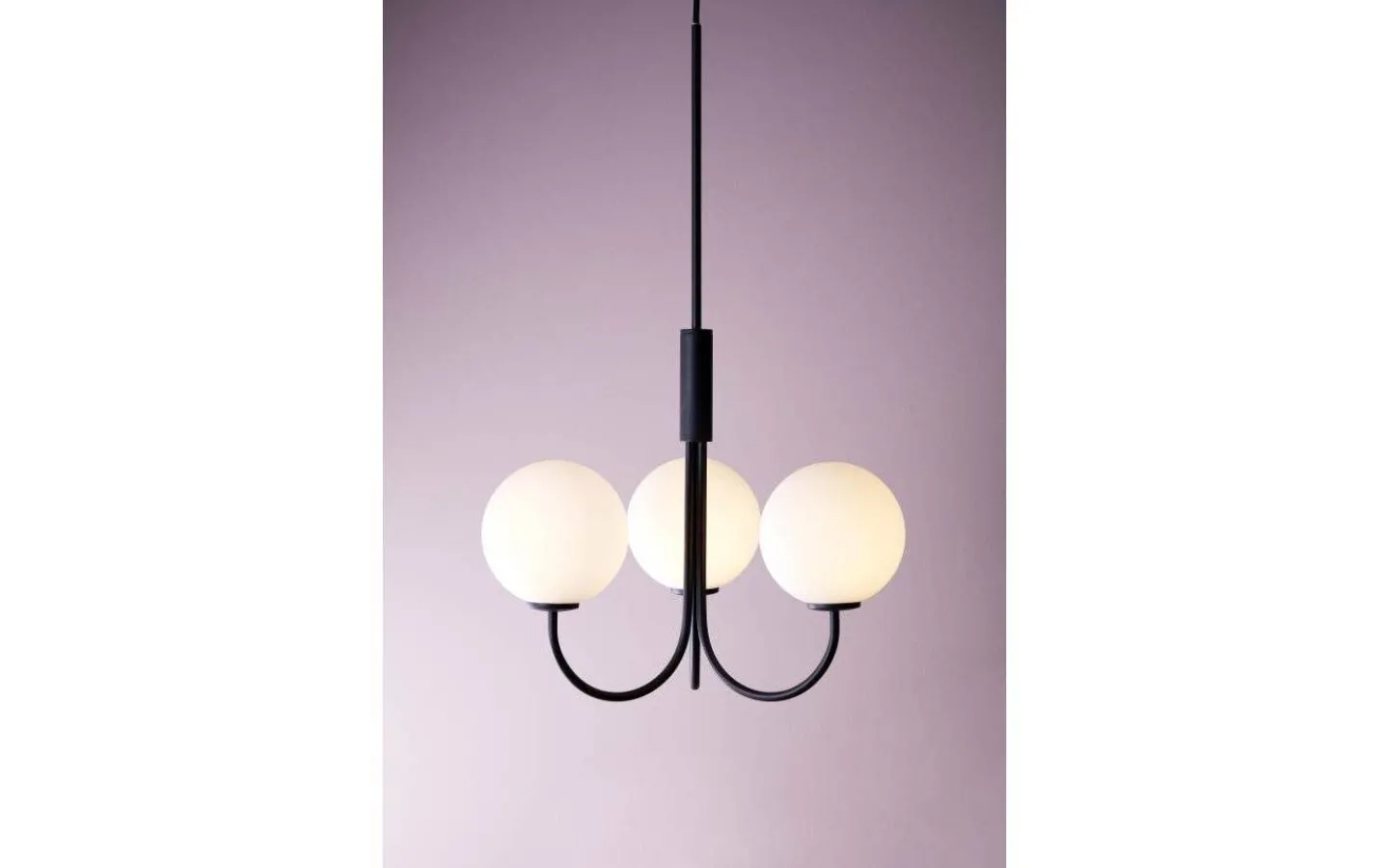 Herstal Ballon Taklampa 45cm Svart* Vardagsrum