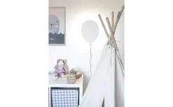 Globen Lighting Balloon Vägglampa 35cm LED 6W Vit*Barn Barnrum