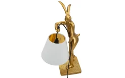 Mauro Ferretti Barca Bordslampa Kanin 47cm Guld* Bordslampor