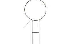 Star Trading Barlumi Rund på Markspett 84cm Svart IP44* Julpynt Utomhus