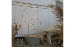 Julpynt Utomhus<Star Trading Barlumi Rund på Markspett 120cm Svart IP44