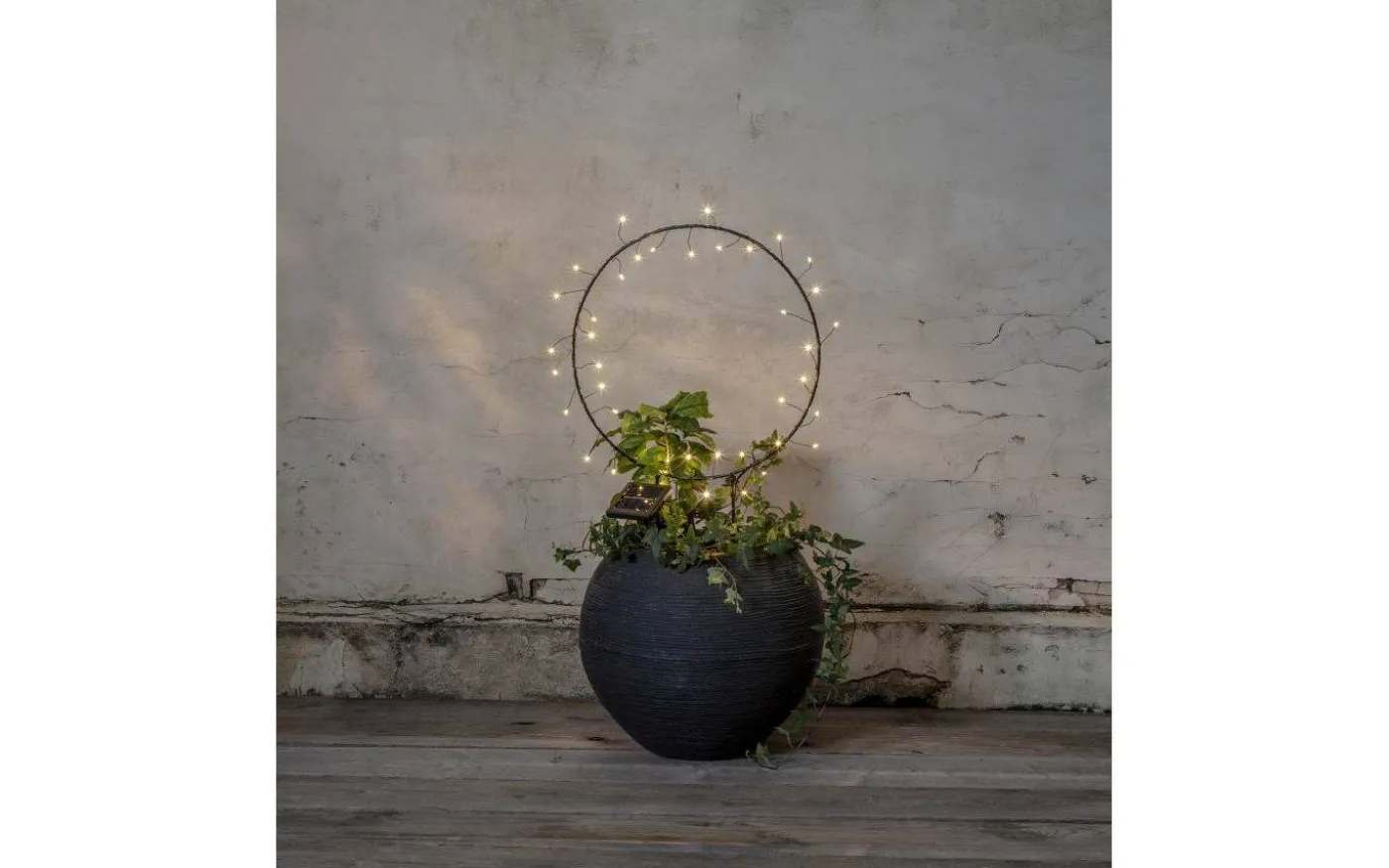 Barlumi Solcellslampa 60cm Svart