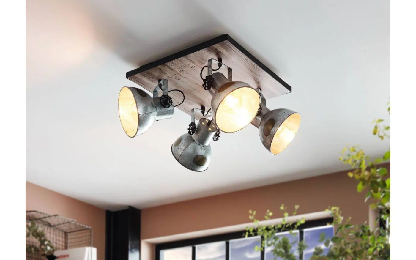 Barnstaple Takspotlight 45cm 4L Grå