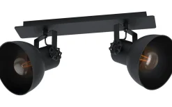 Eglo Barnstaple Takspotlight 48cm 2L Svart* Avlånga Takspotlights|Takspot Med 2 Lampor