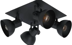 Takspot Med Minst 4 Lampor<Eglo Barnstaple Takspotlight 45cm 4L Svart