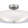 Halo Design Baroni Plafond Ø46cm Borstat Stål/Opal* Plafonder