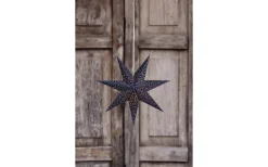 Baroque Julstjärna 45cm Blå