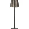 Base Bordslampa 57cm Silver med metallskärm