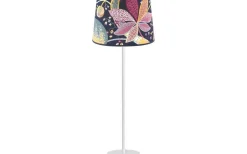 Bordslampor<PR Home Base Bordslampa 71cm Vit med mönstrad skärm