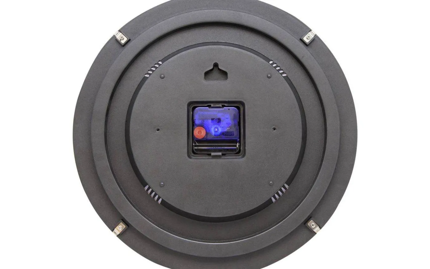 Basic Dome Väggklocka Ø35cm Svart/Glas