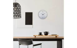 Basic Dome Väggklocka Ø35cm Vit/Glas