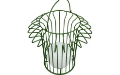 Basket Laddbar/Solcells Lykta 32cm LED 3000K Grön IP44