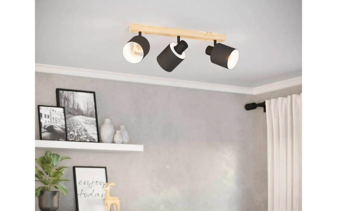 Batallas Takspotlight 48cm Svart